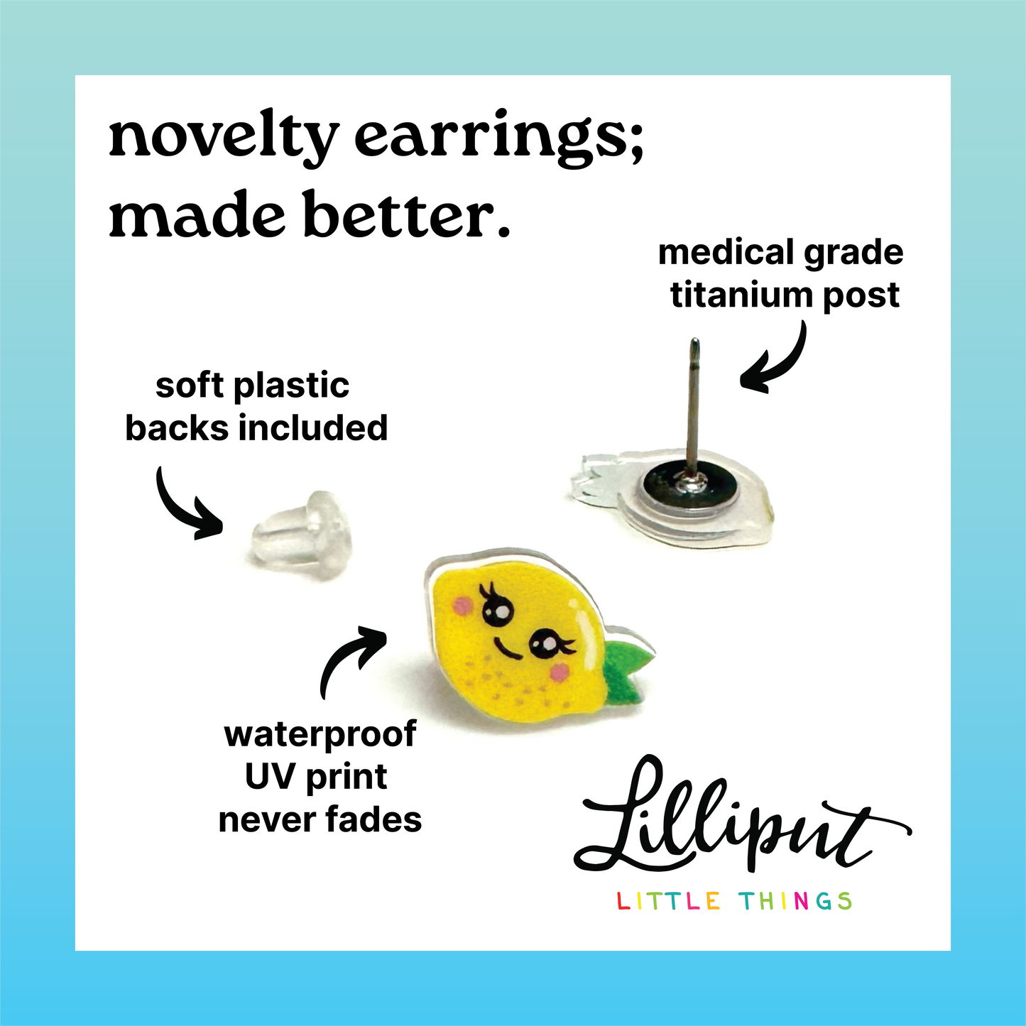 Lilliput Baby Cow Earrings