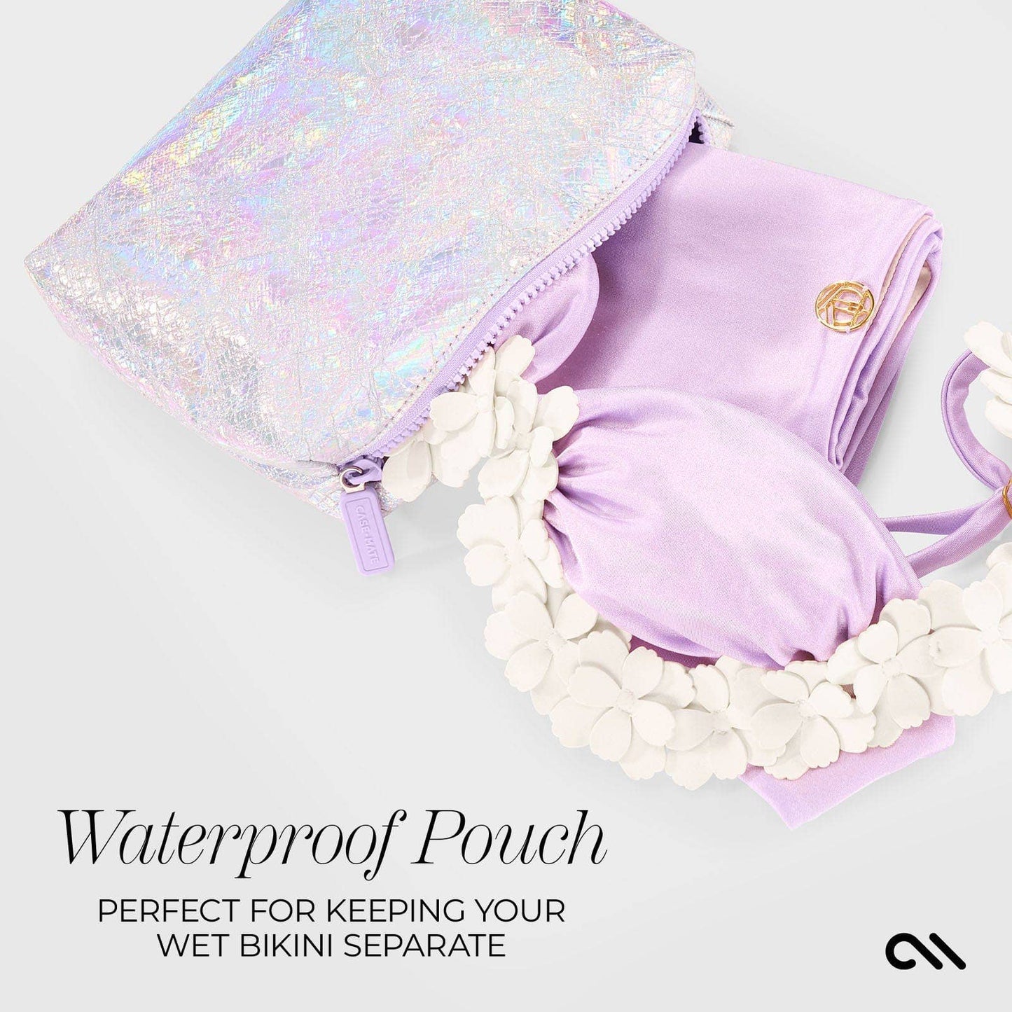 Soap Bubble Waterproof Beach Zip Pouch