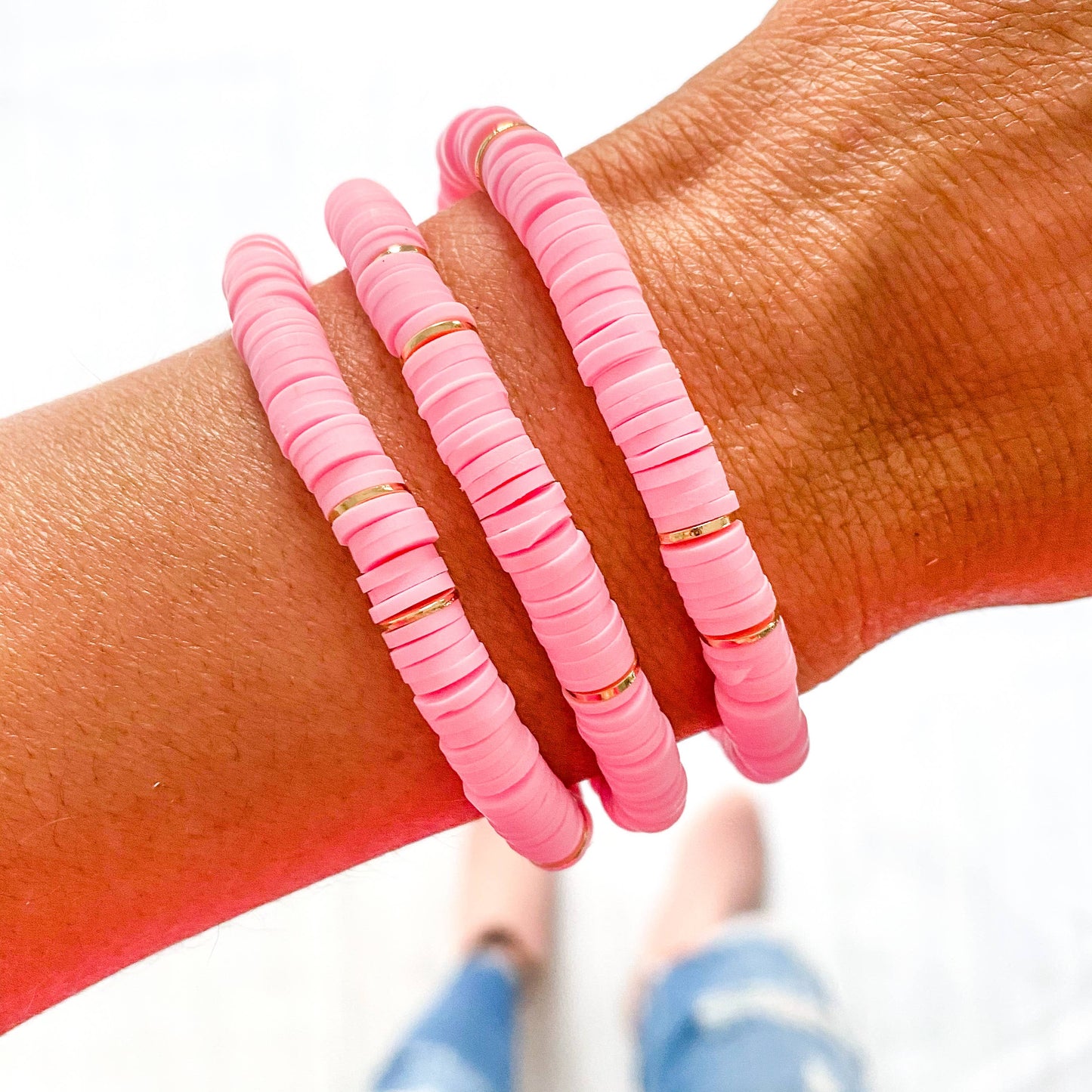 Neon Heishi Bracelet