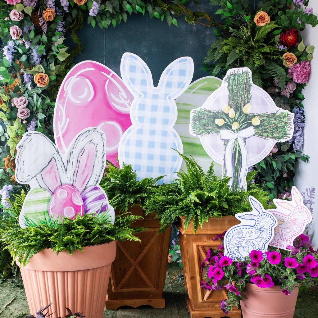 Tulip Cross Garden Stake