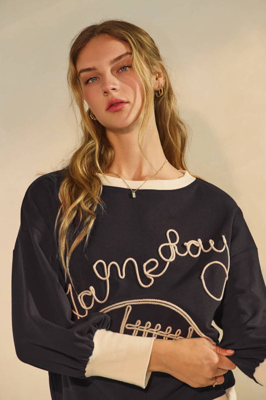 Oversized Gameday Sweatshirt
