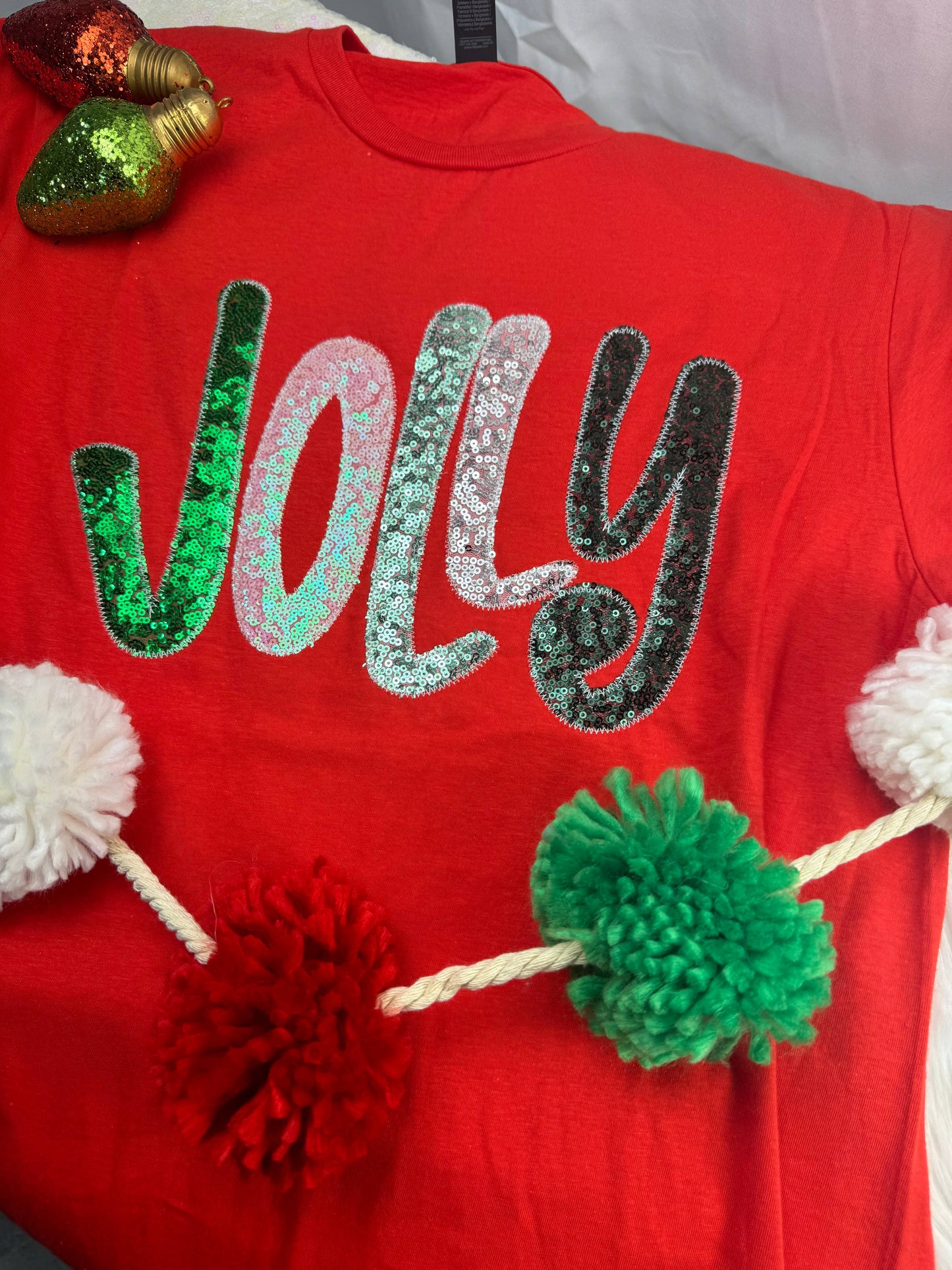 Red Jolly Short Sleeve Tee
