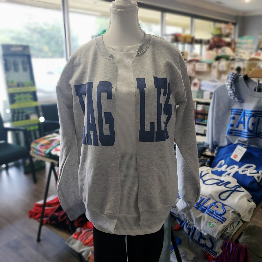 Eagles Sweatshirt Cardigan