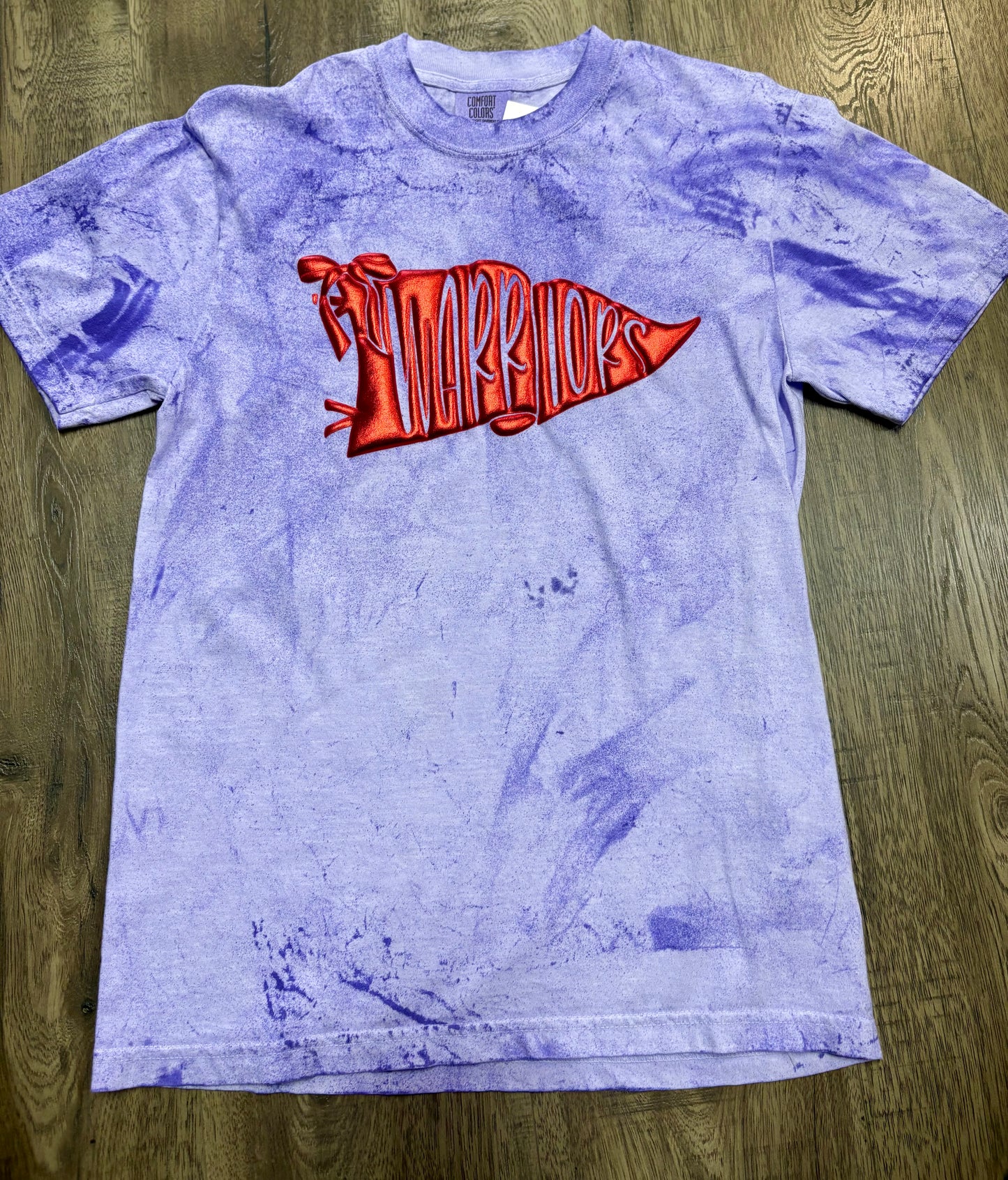 Warriors Banner Puff Graphic Tee