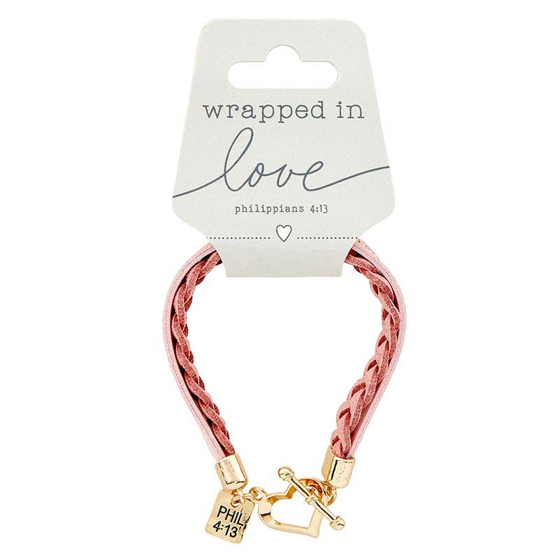 Wrapped In Love Bracelet - Philippians 4:13