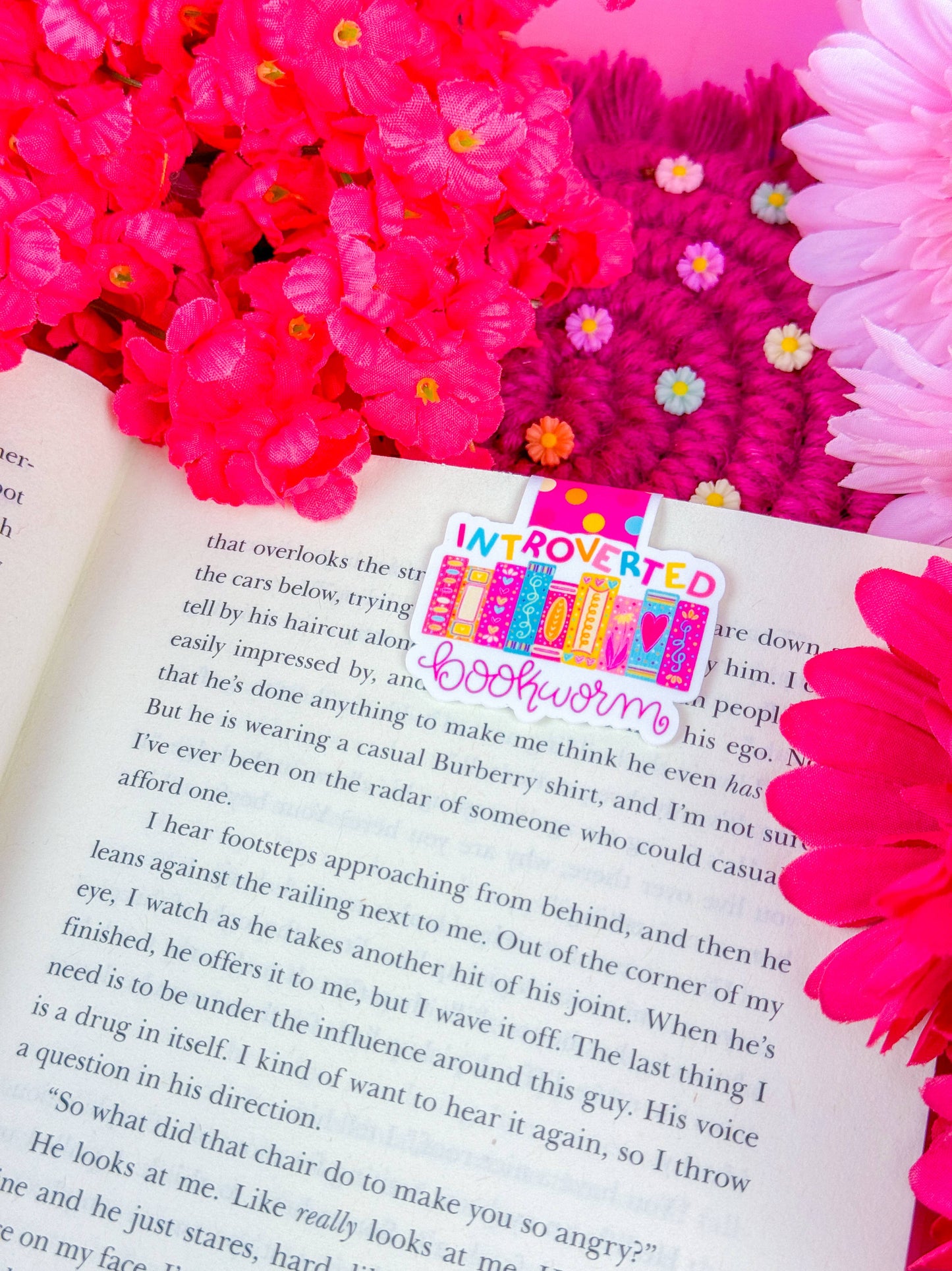 Introverted Bookworm Magnetic Bookmark