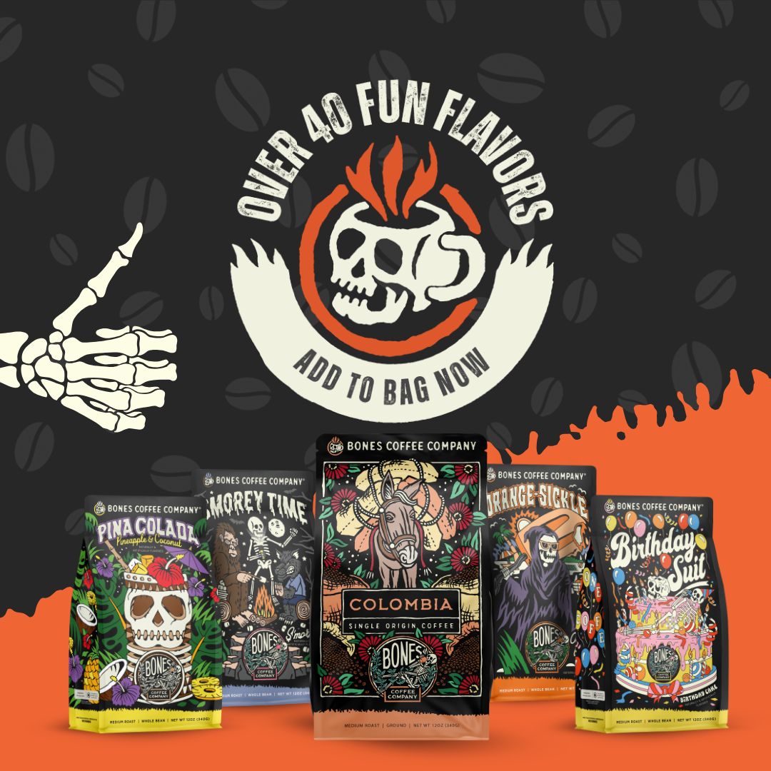 Bones Crazelnut Flavored Ground 12oz Coffee