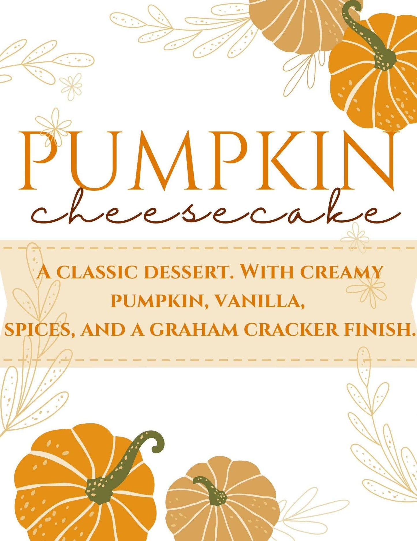 Pumpkin Cheesecake Carpet Freshener