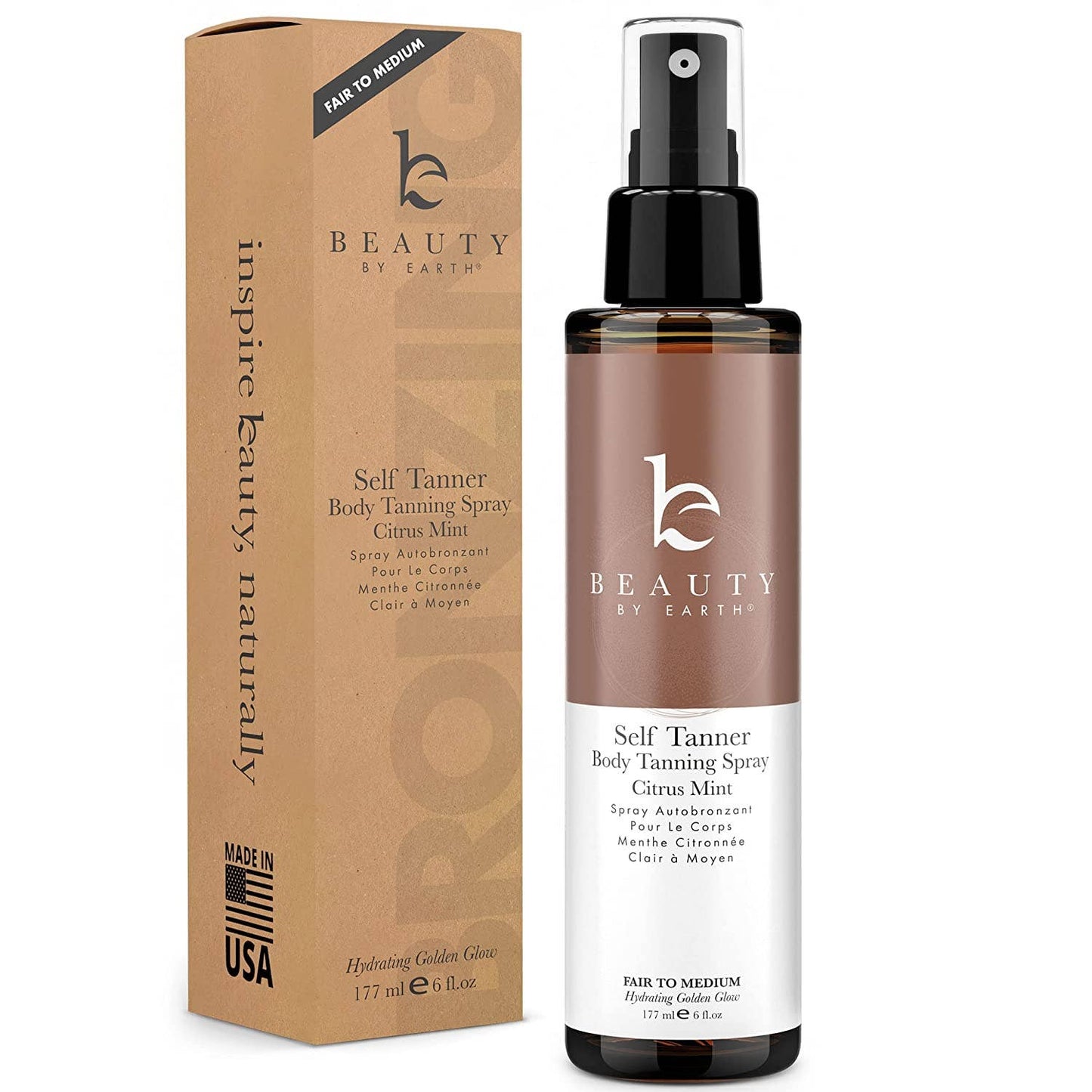 Beauty by Earth Self Tanner Body Spray