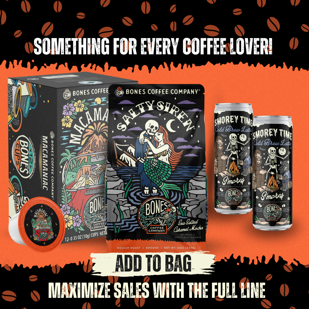 Bones Highland Grog Flavored Coffee Pods