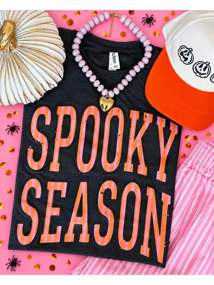 Spooky Season Varsity Graphic Tee