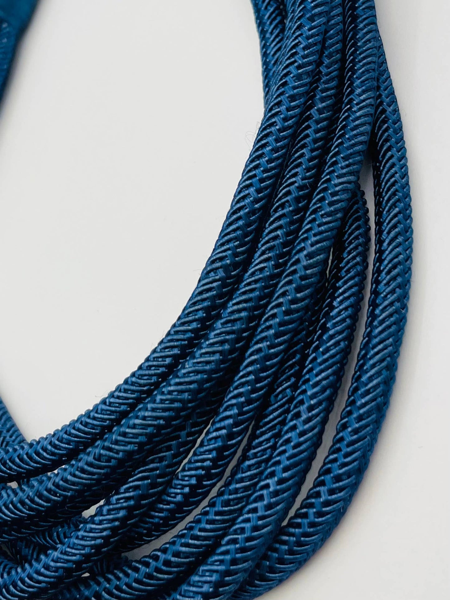Slub 8-Strand Necklace in Navy