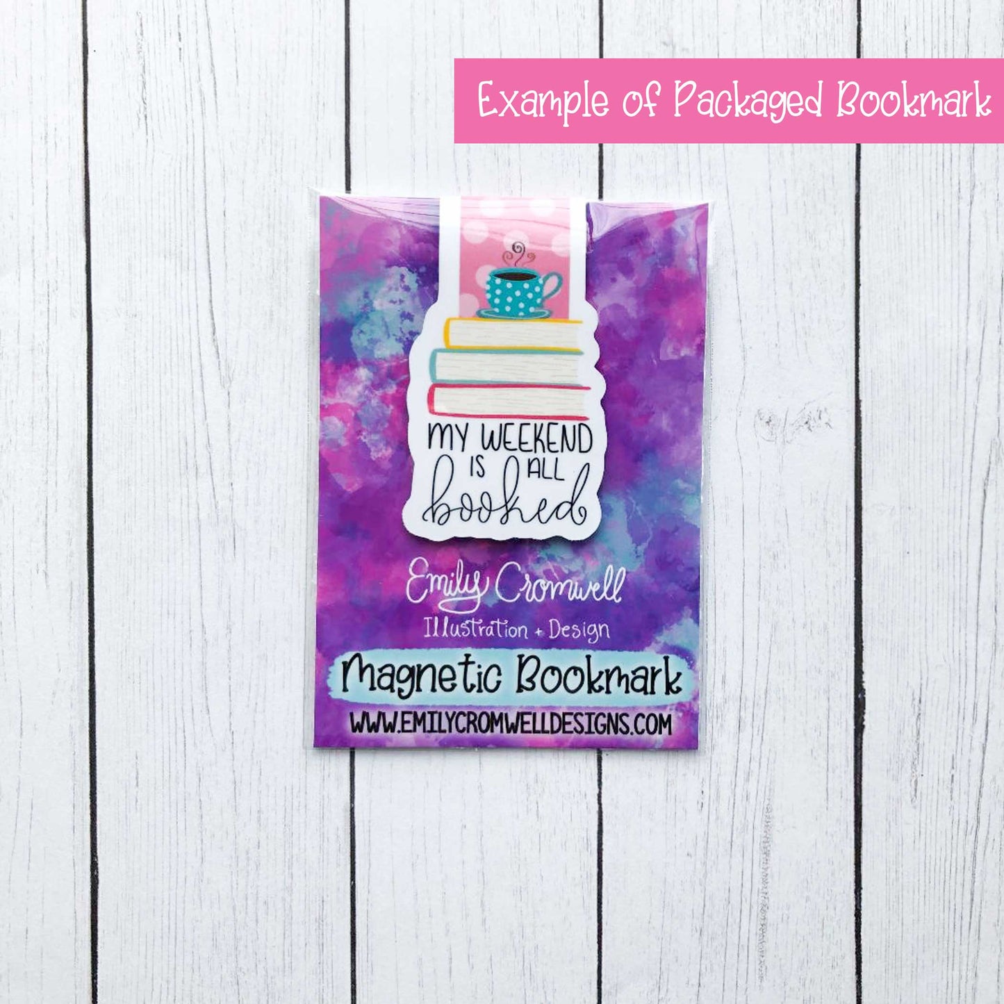 No Such Thing as Too Many Books Magnetic Bookmark