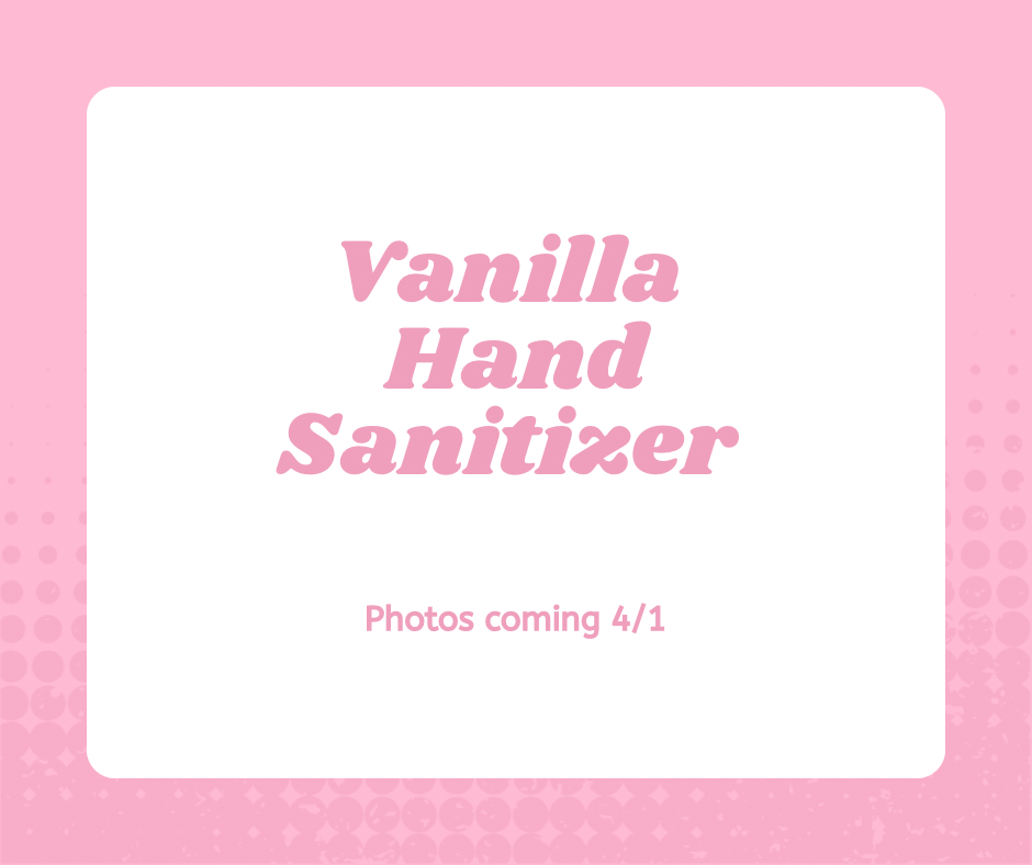 Vanilla Hand Sanitizer Spray