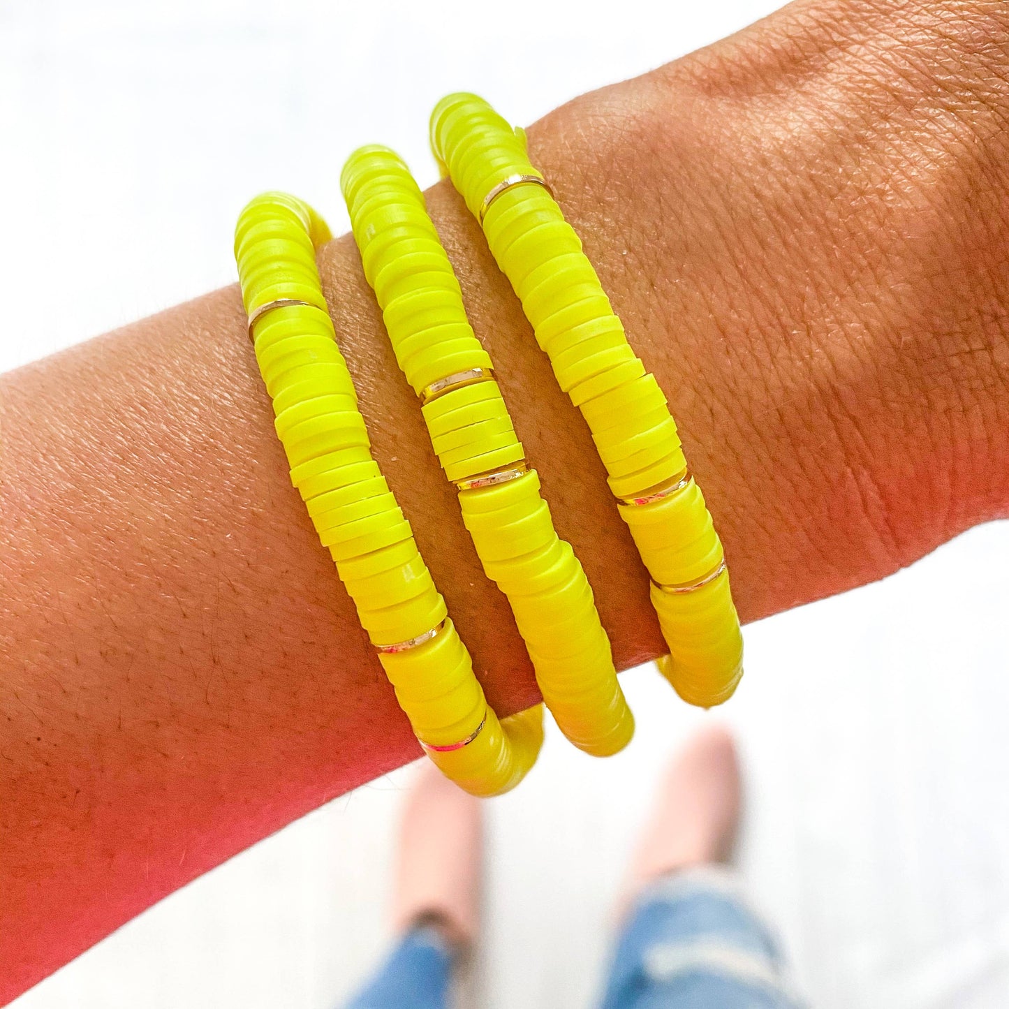 Neon Heishi Bracelet