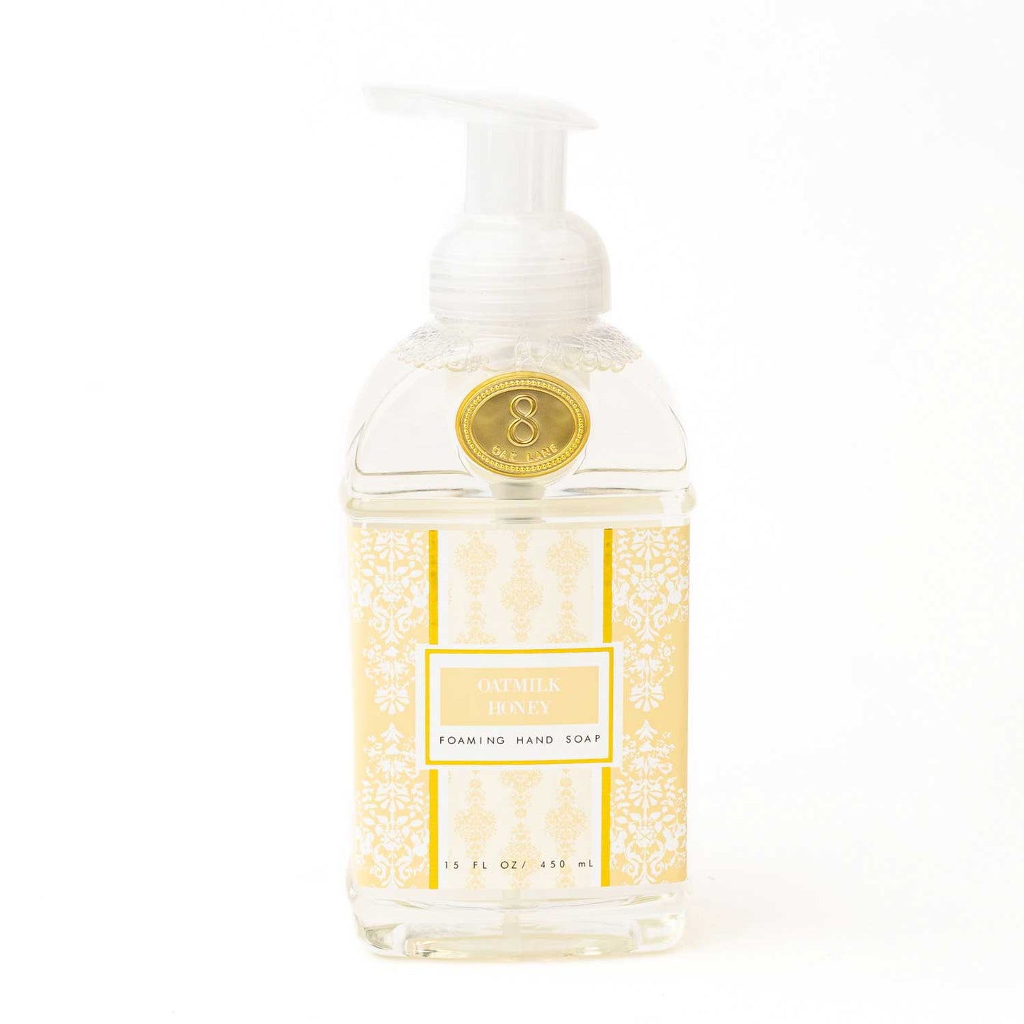 8 Oak Lane Oatmilk Honey Foaming Hand Soap – 15oz Scented Luxury Hand Wash