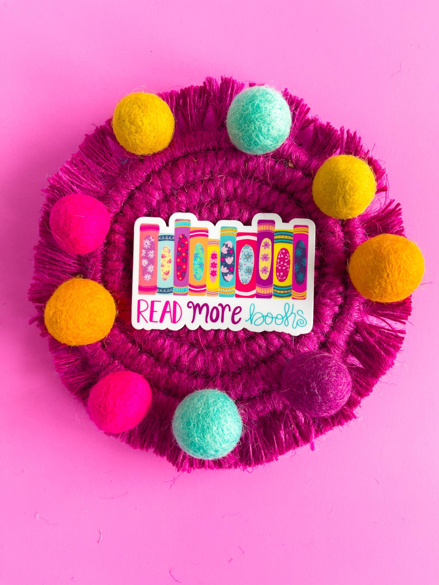 Read More Books Colorful Vinyl Sticker