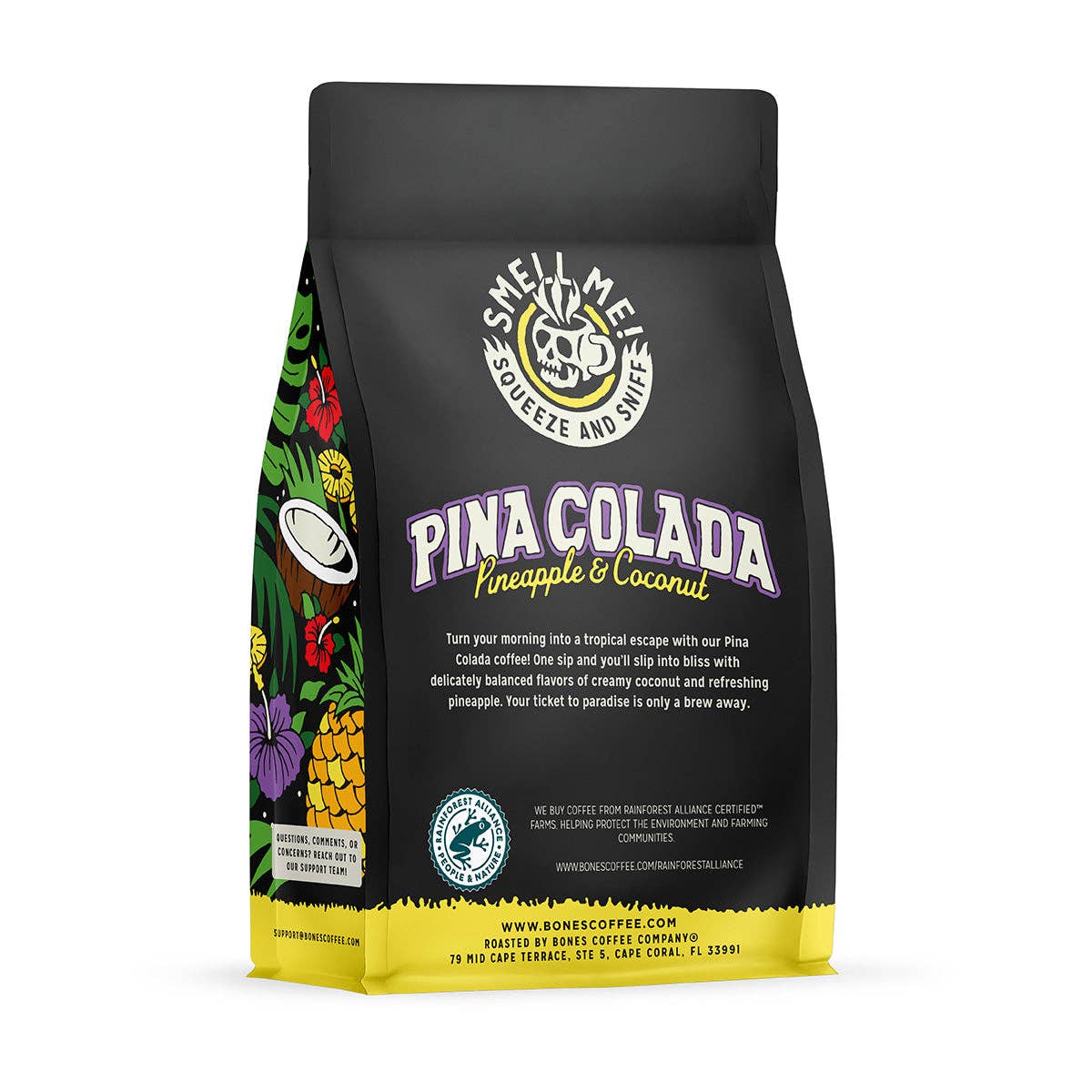 Bones Pina Colada Flavored Ground 12oz Coffee