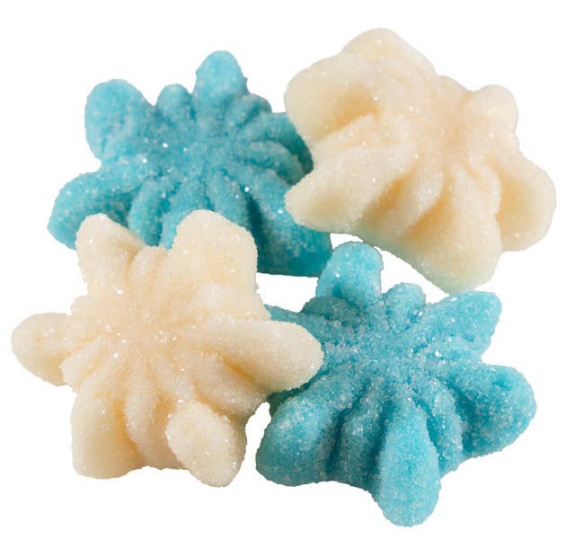 Simply Delightful Gummy Snowflakes