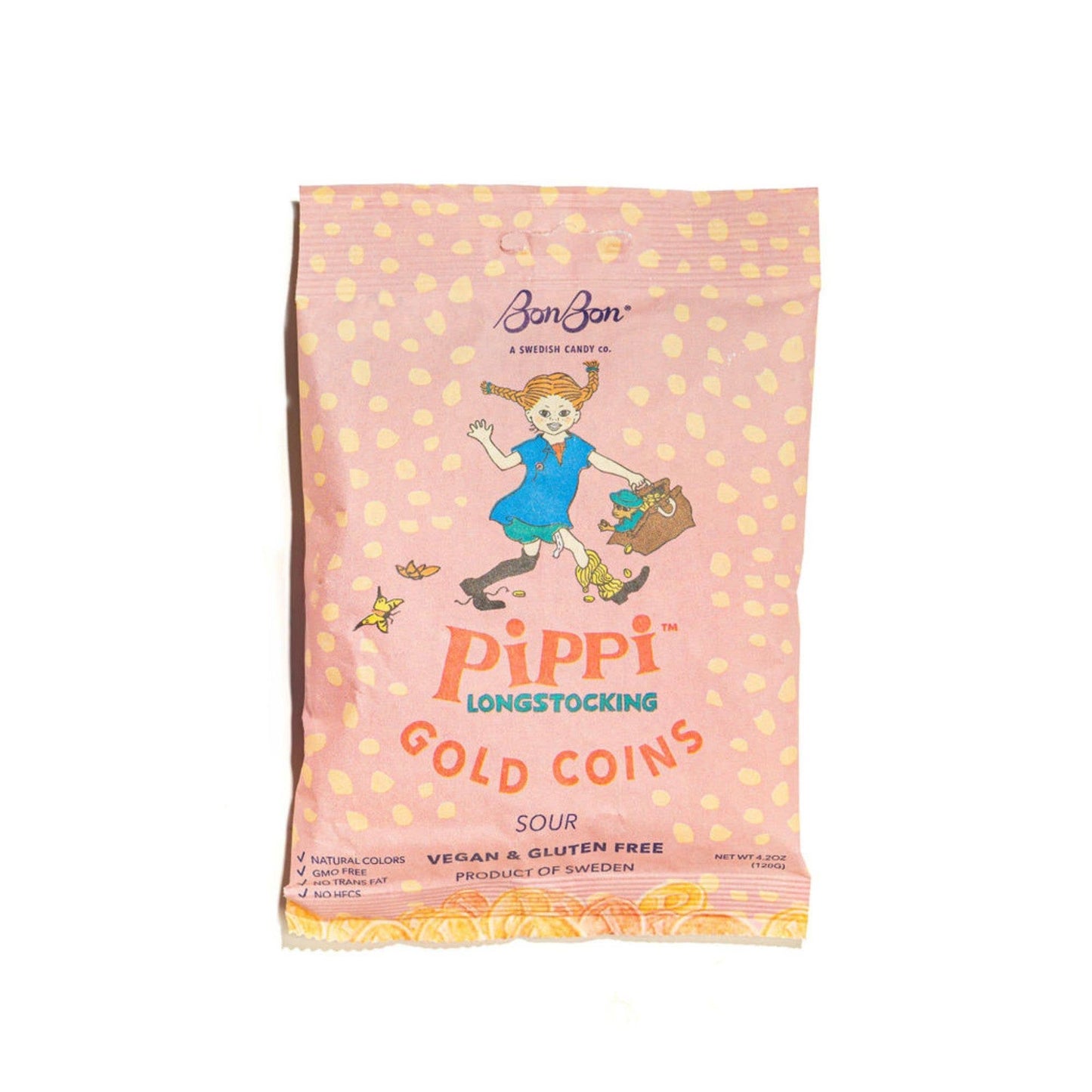 BonBon Pippi Longstocking Gold Coins Swedish Candy
