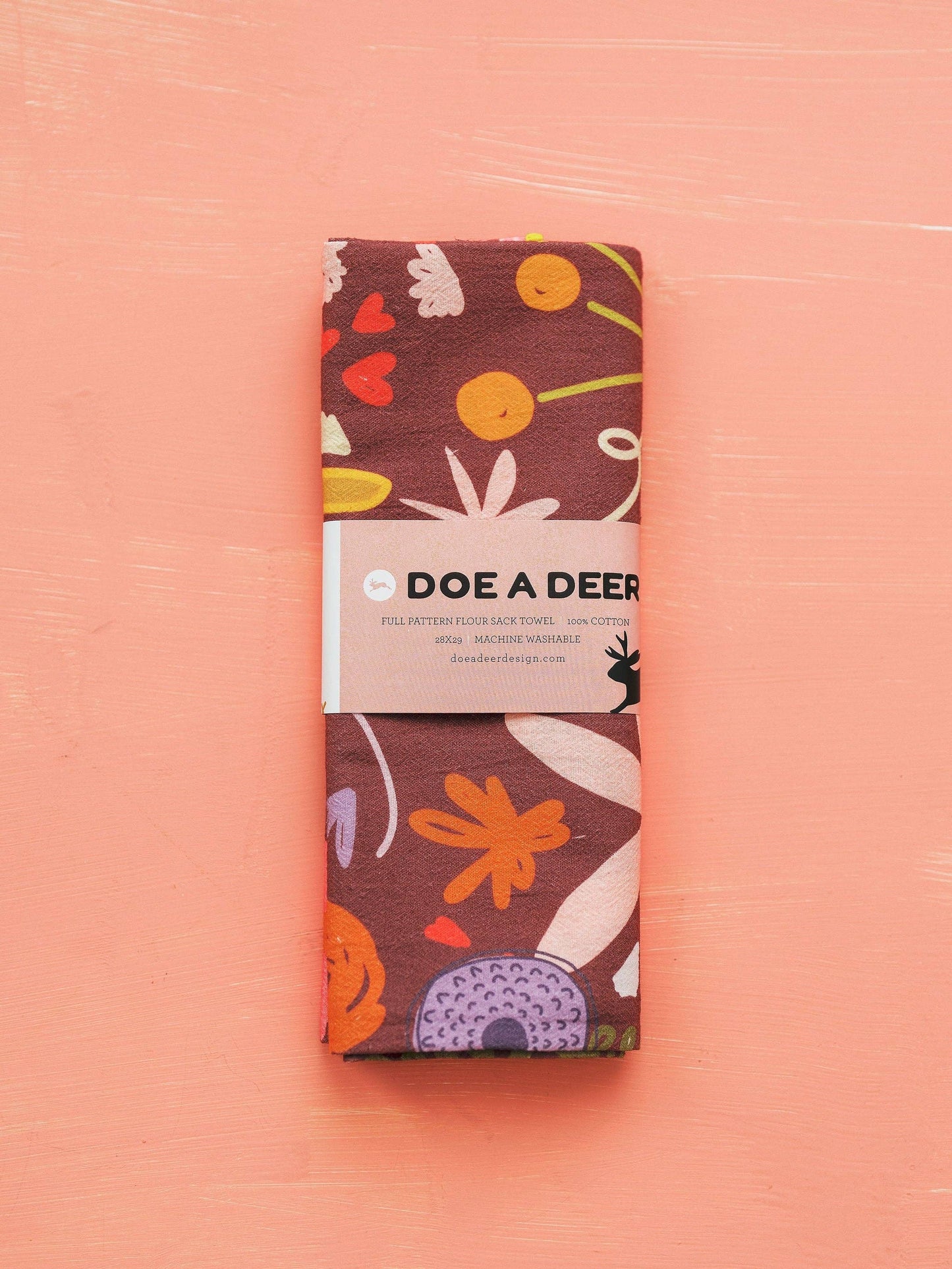 Fall Floral Flour Sack Towel