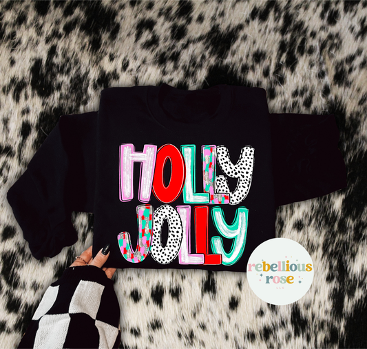 Holly Jolly Poppy Sweatshirt