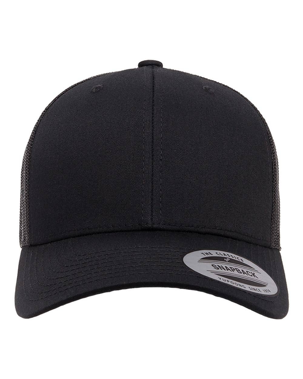 American Flag Rectangle Leather Patch Hat