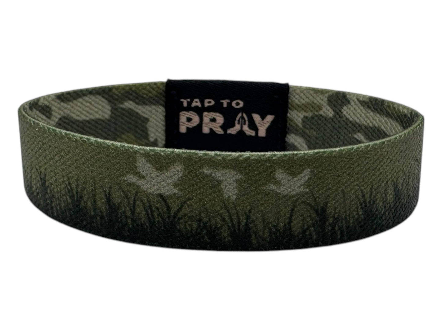 Waterfowl Camo Tap To Pray™ Wristbands