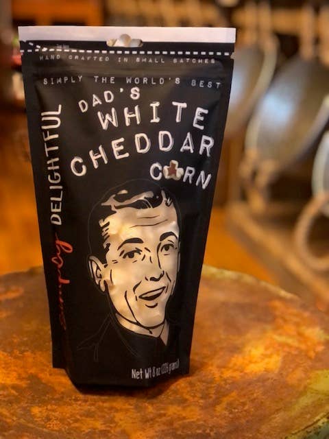 Simply Delightful Dad's White Cheddar Popcorn