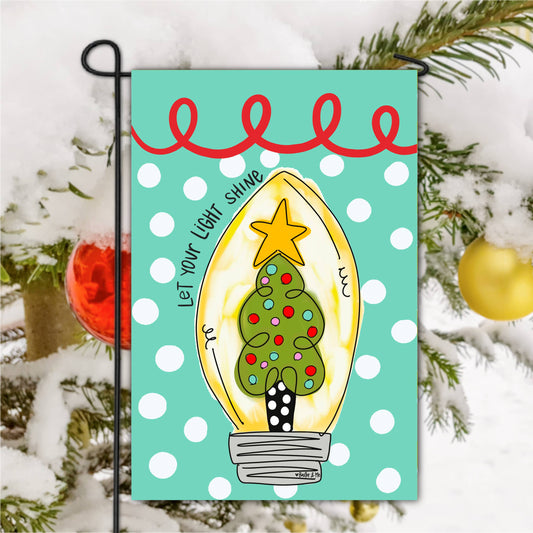 Let Your Light Shine Garden Flag