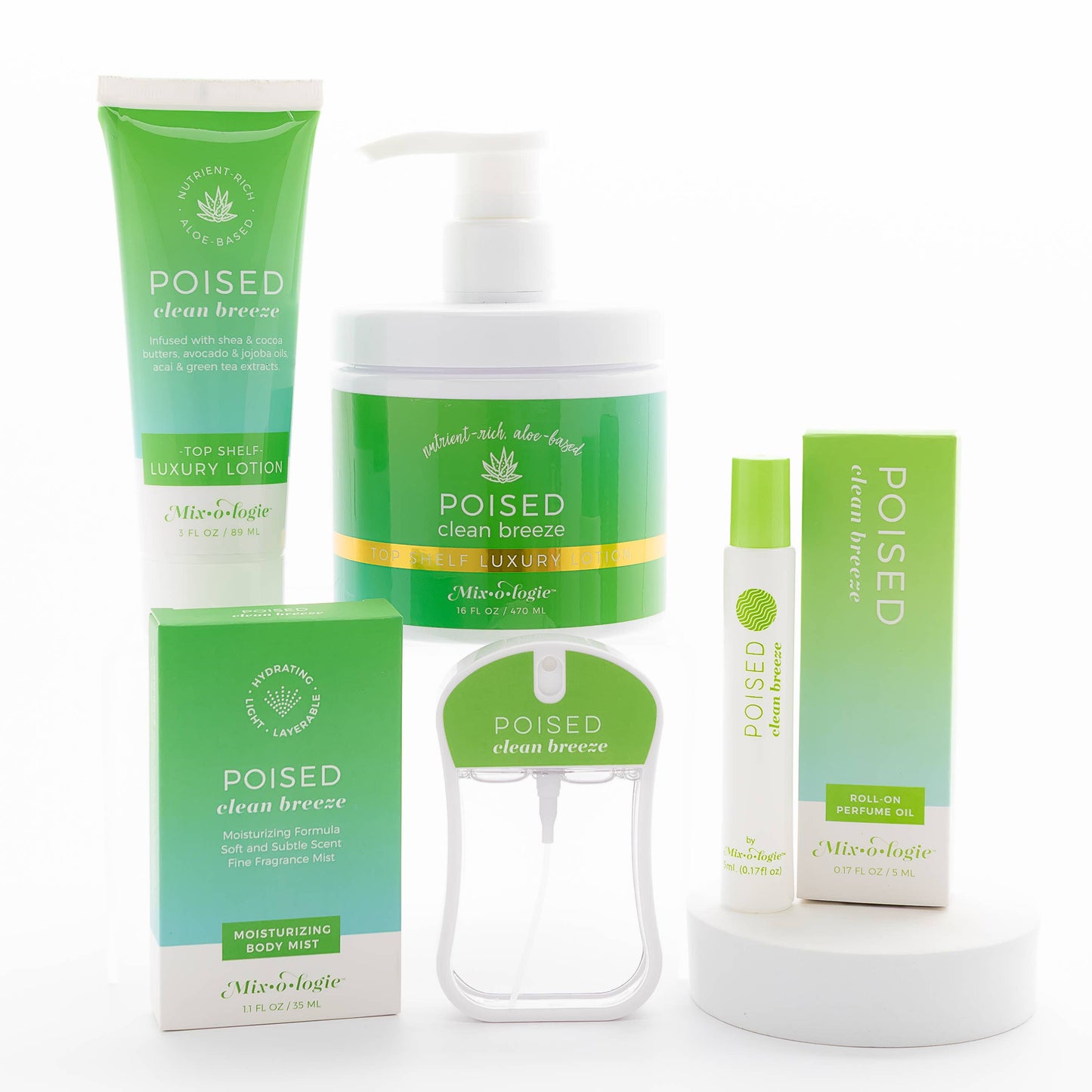 Mixologie Poised (Clean Breeze) Rollerball Perfume Roll-On