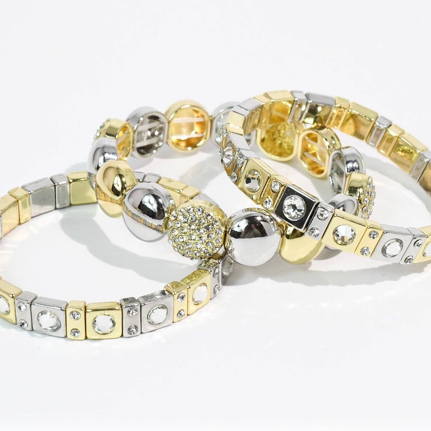 Treasure Jewels Mix Metal Sparkle Stack Set