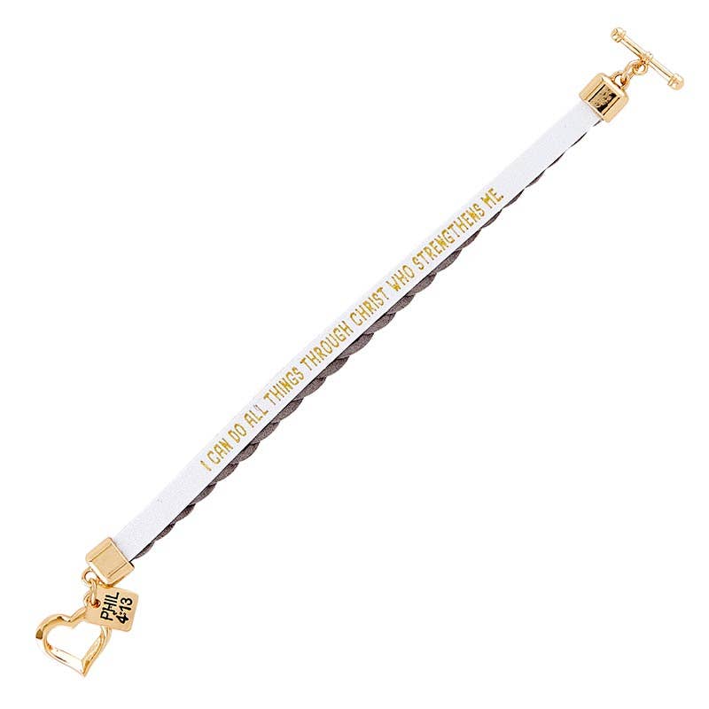 Wrapped In Love Bracelet - Philippians 4:13
