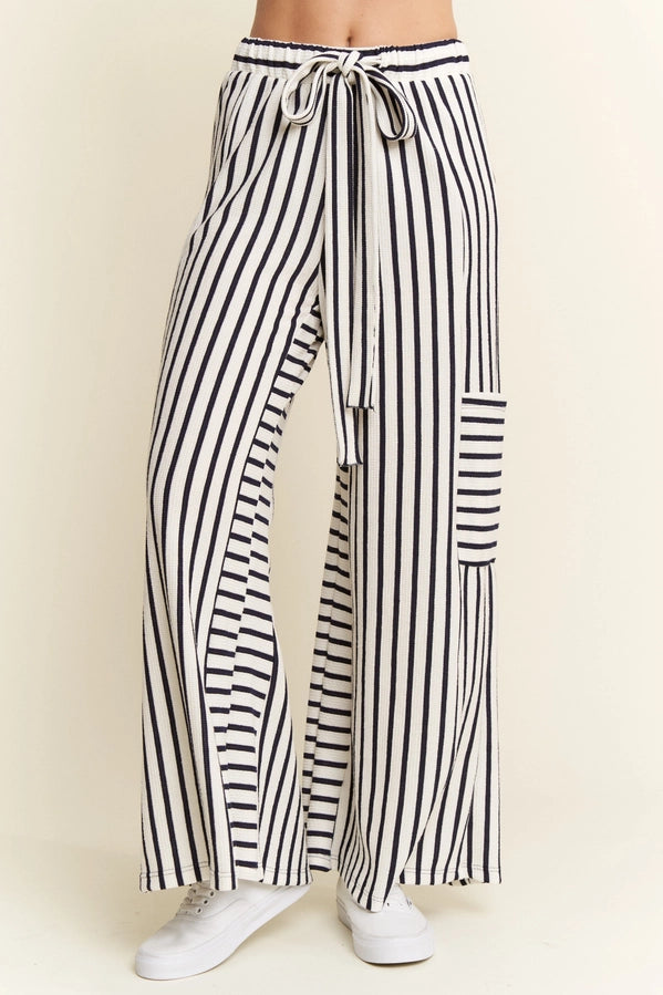 Jade by Jane Striped Wide-Leg Pants