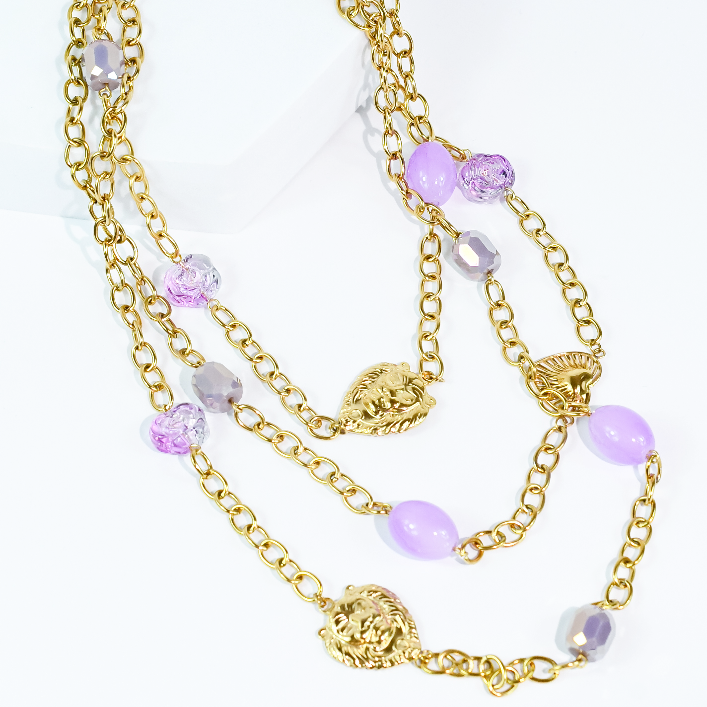 Treasure Jewels So Unique Colorful Layered Necklace