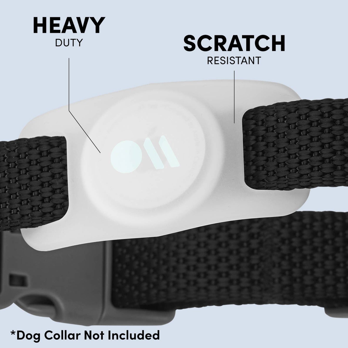 Case-Mate AirTag Case for Dog Collars (Glow in the Dark) - AirTag Case