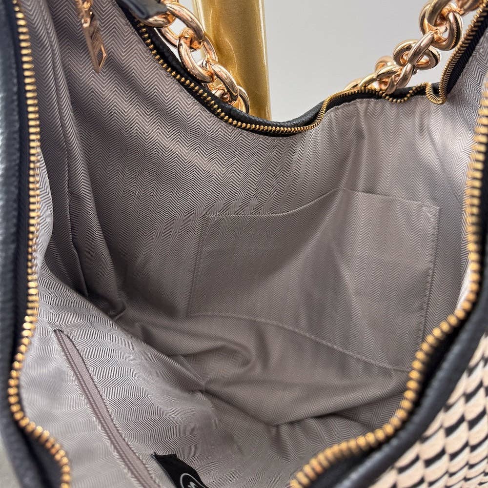 Pretty Simple Sienna Slouchy Woven Shoulder Bag