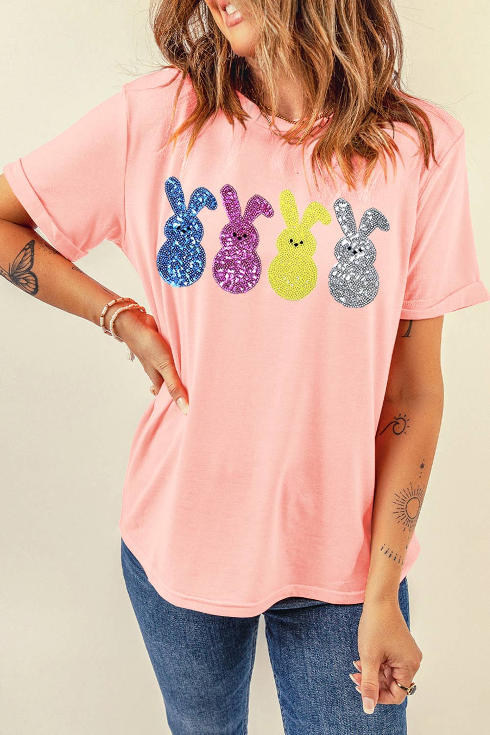 Sequin Bunny Tee