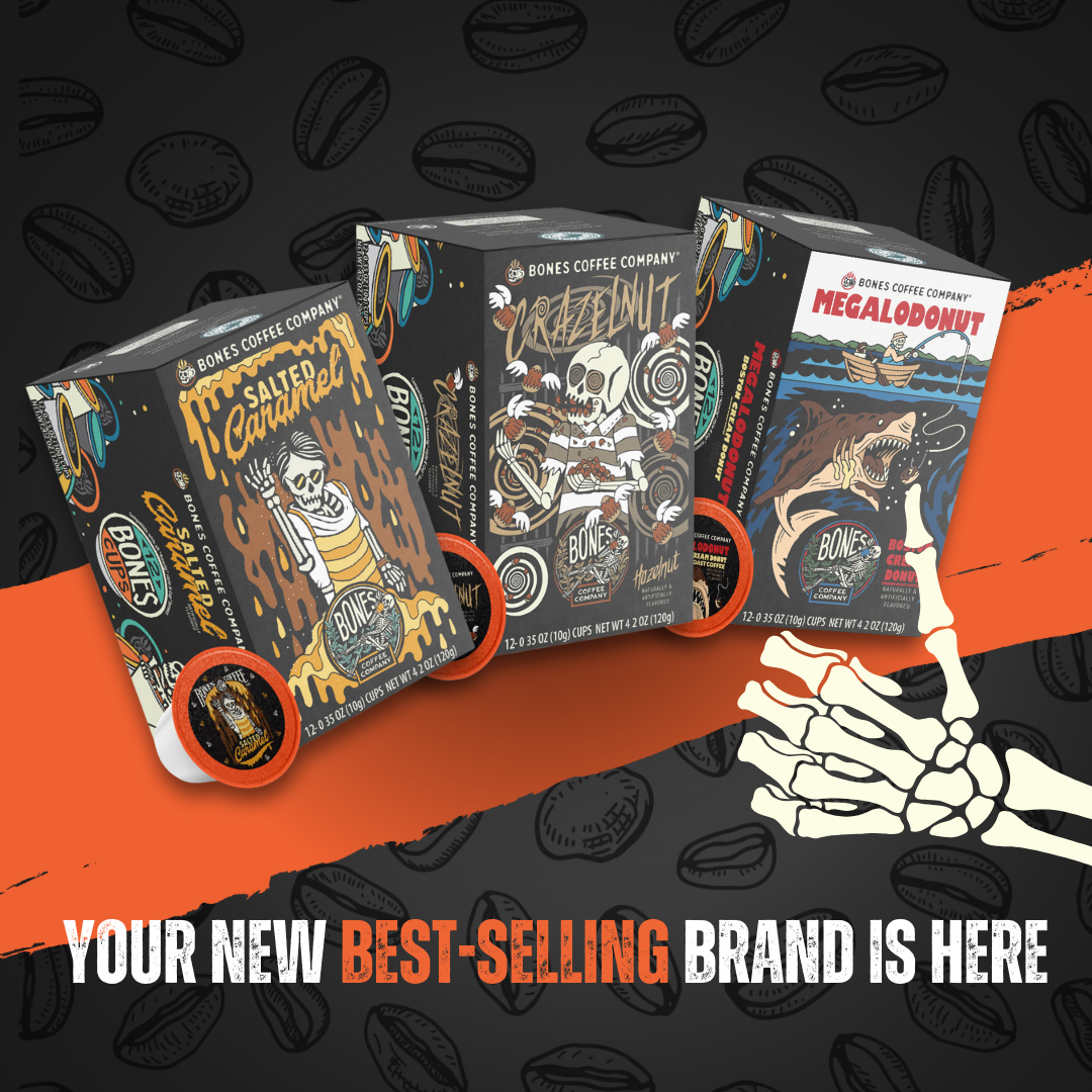 Bones Highland Grog Flavored Coffee Pods
