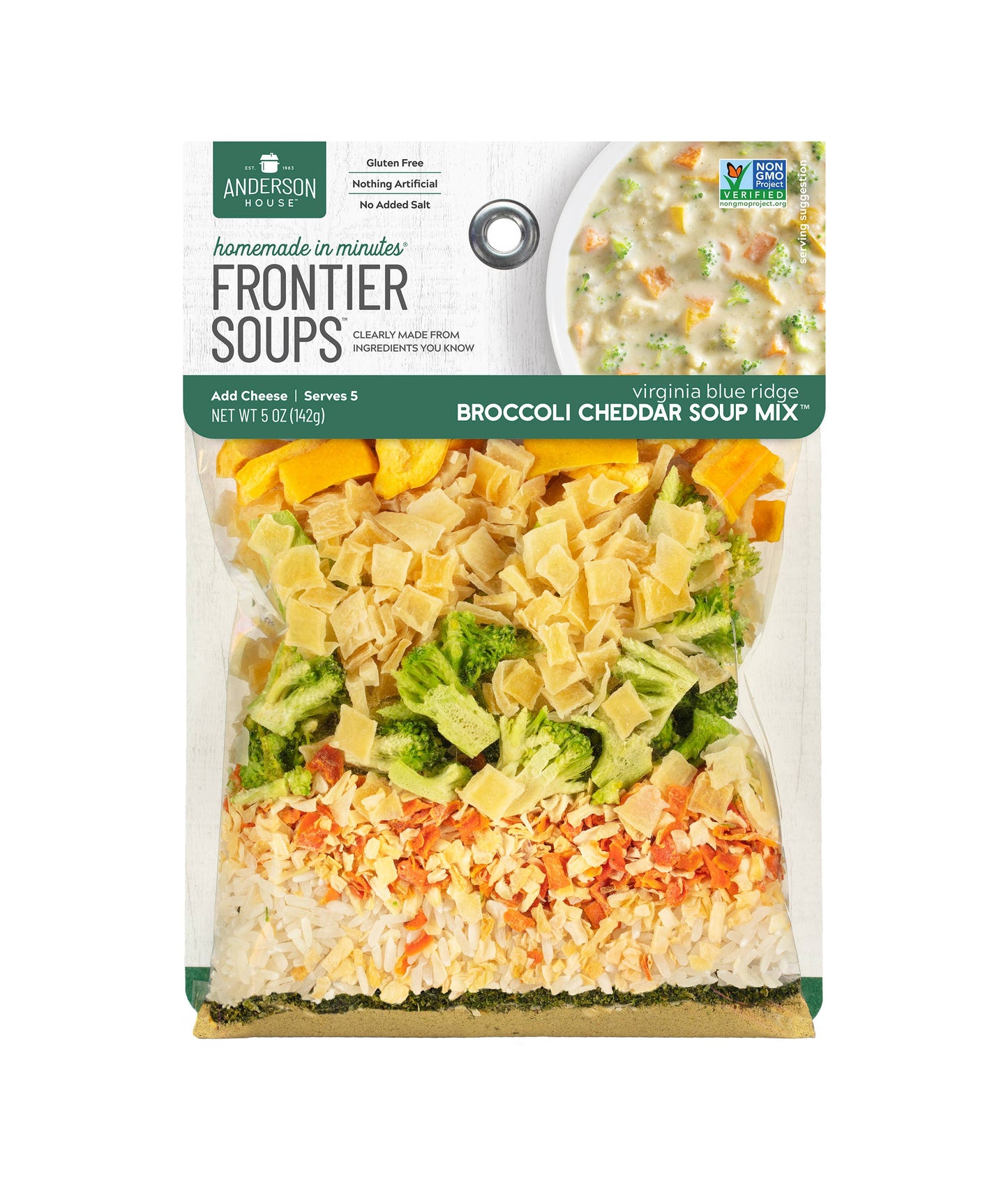 Anderson House Virginia Blue Ridge Broccoli Cheddar Soup Mix