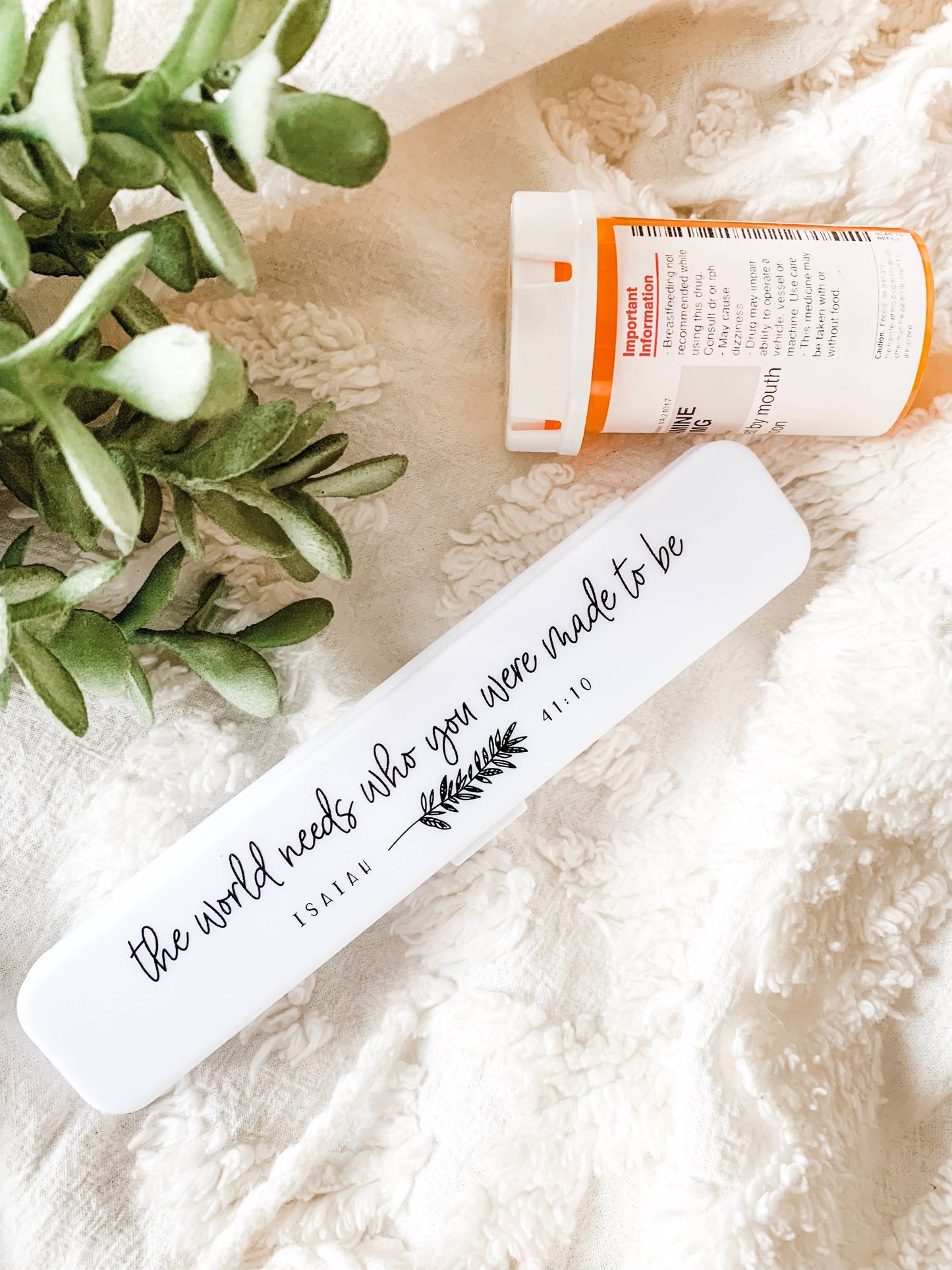 Weekly Pill Dispenser - The World Needs Who You Were Made To