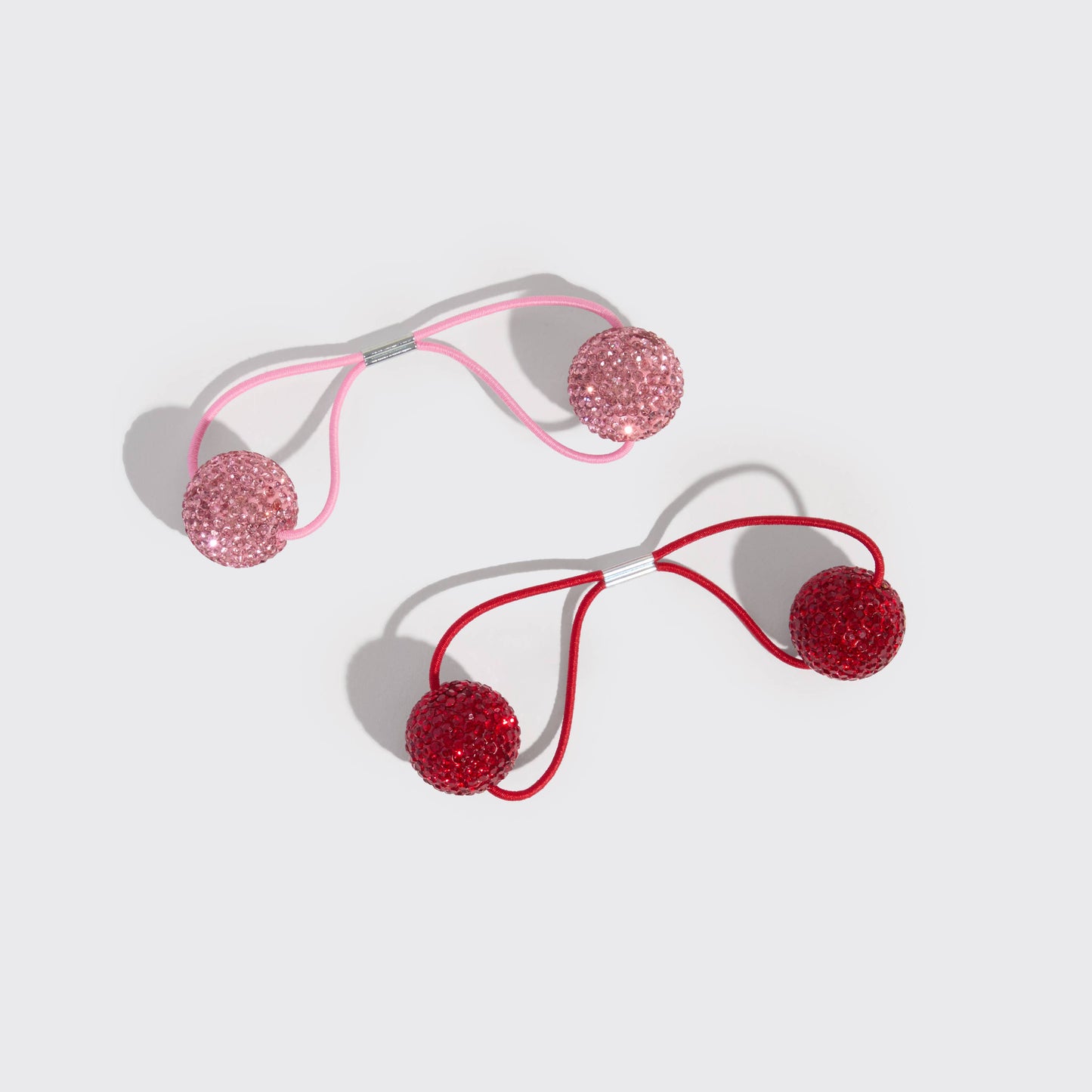 Kitsch Holiday Bubble Hair Ties 2pc Set