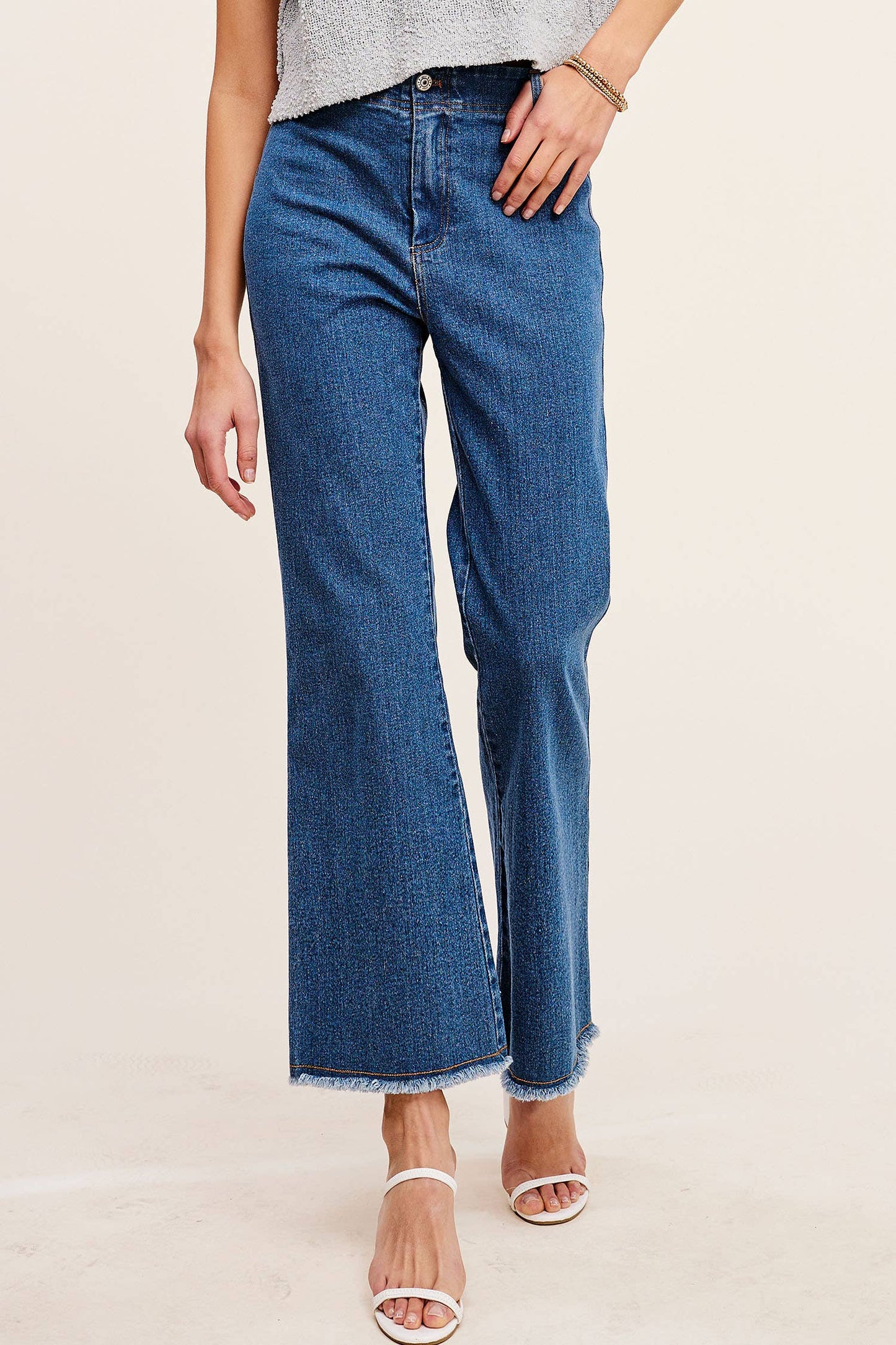 Stretchy High Waisted Flare Pants