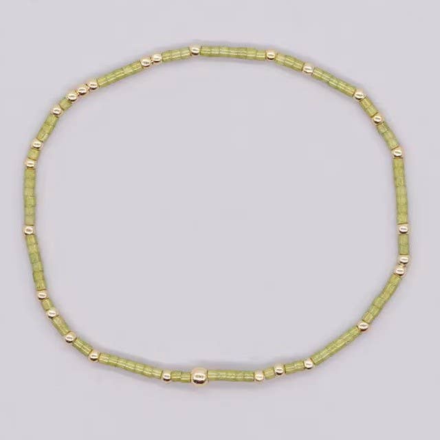 Boho Ball Beaded Bracelet Set