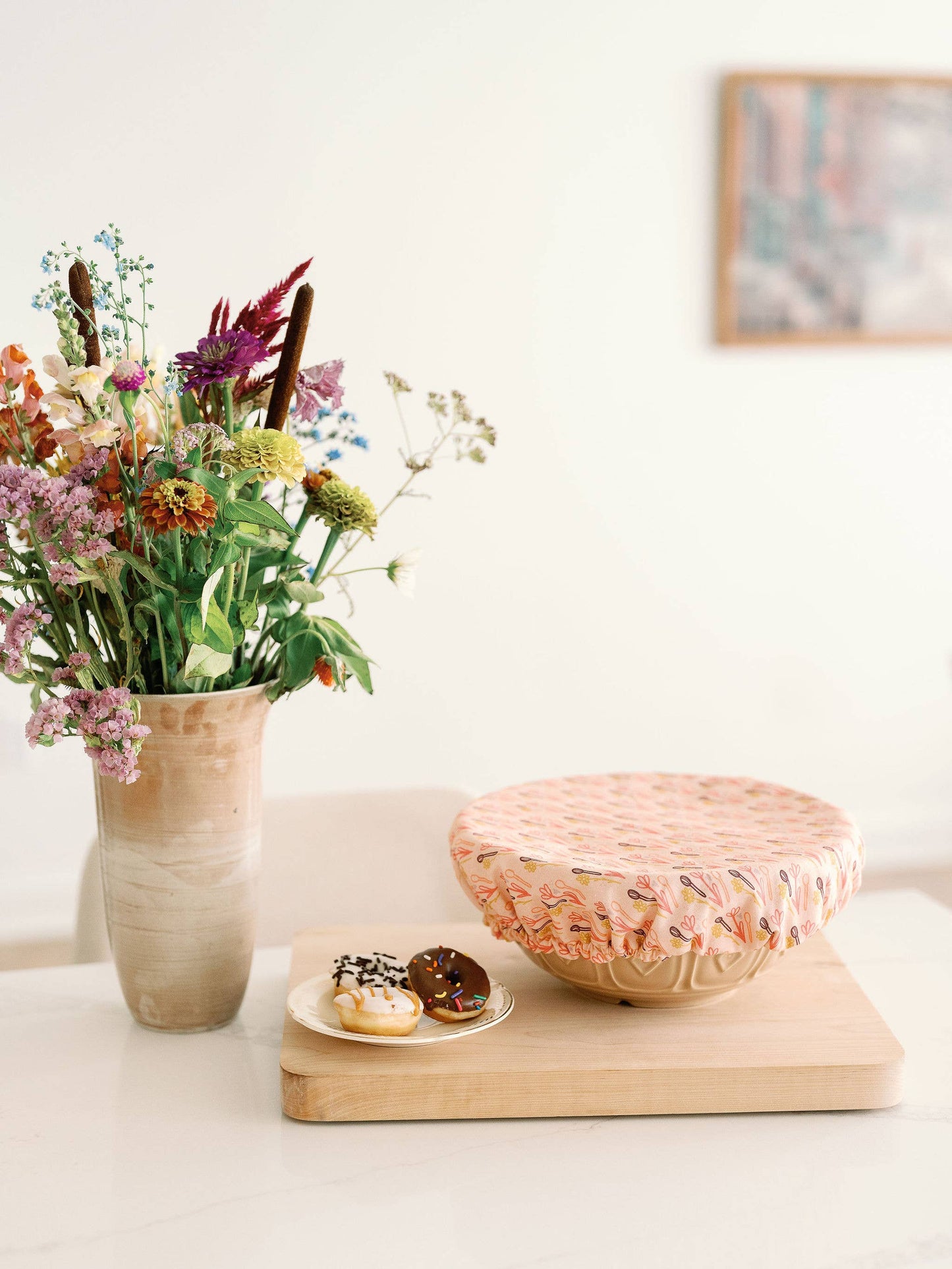 Kitchen Floral Bowl Cover