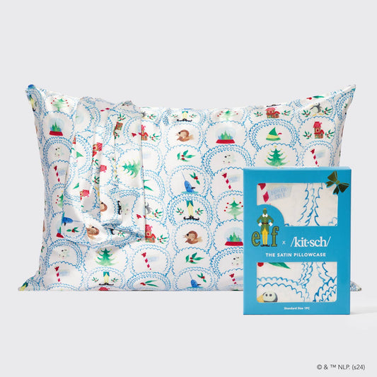 Elf x Kitsch North Pole Satin Pillowcase