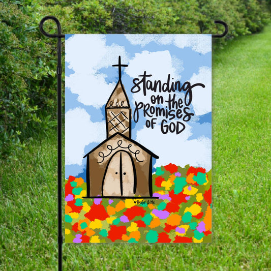 Standing on the Promises Garden Flag
