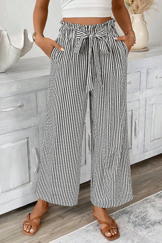 Striped Flowy Favorite Pants