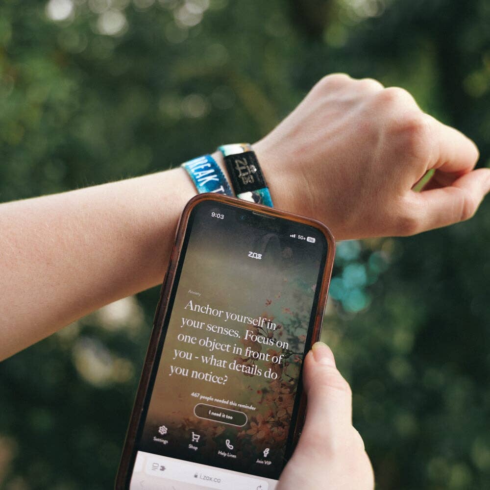 Zox Believe in Yourself Interactive Affirmation Bracelet
