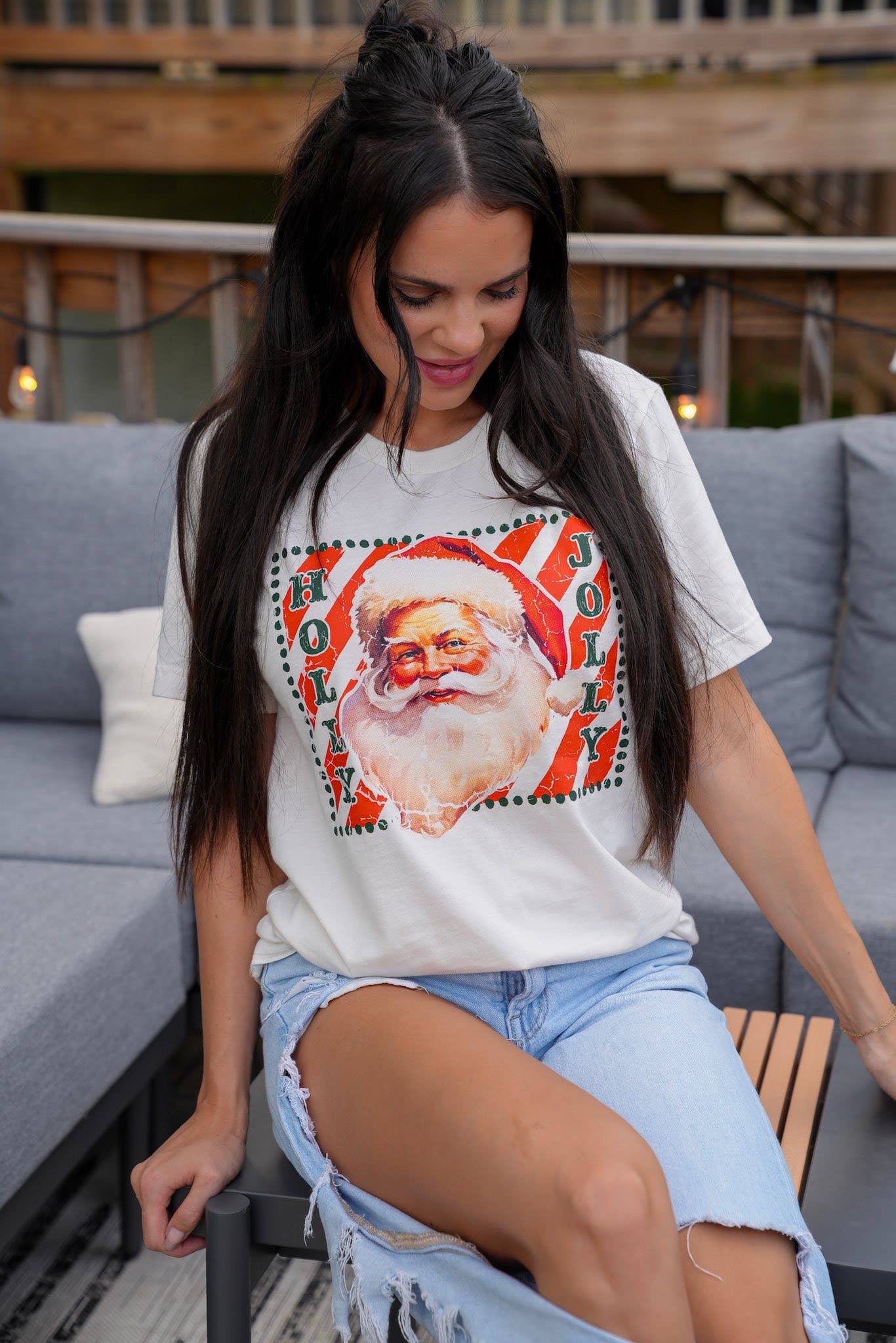 Vintage Santa Christmas Tee